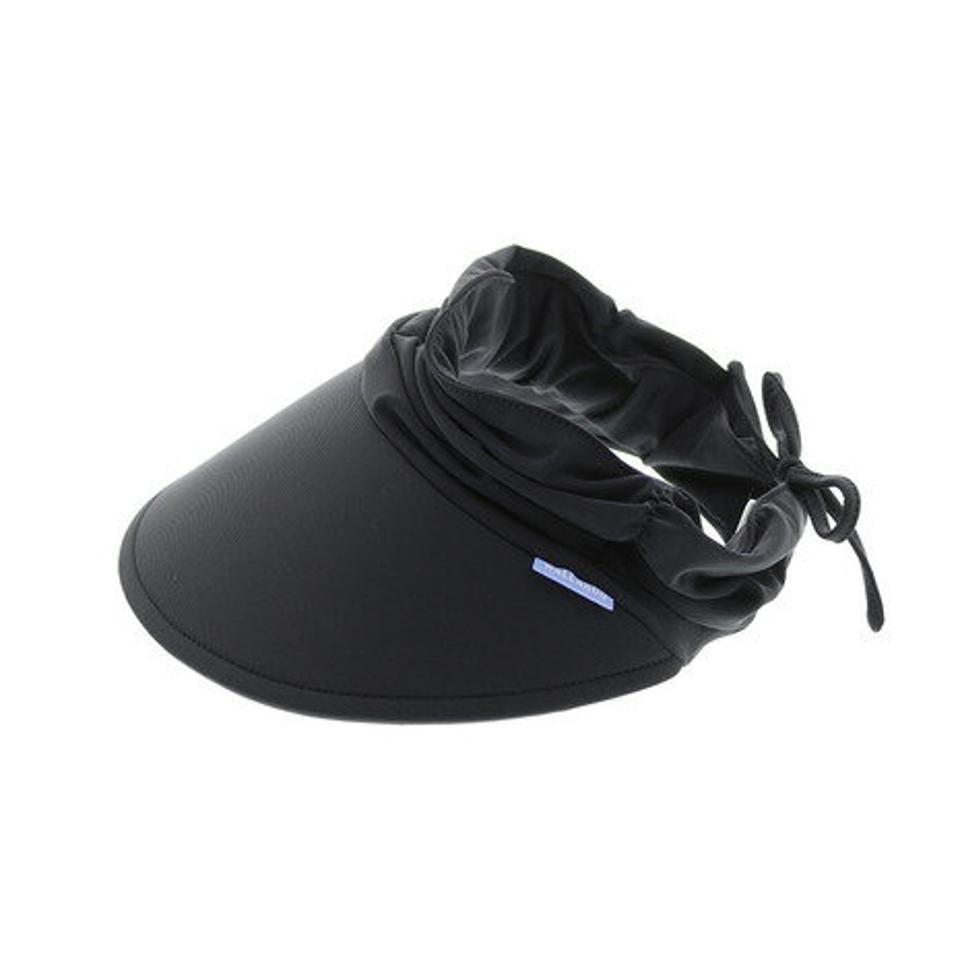 ワラルーハット(Wallaroohat)(レディース)帽子 レディース AQUA VISOR サンバイザー blk Wallaroohat オンライン価格 日よけ