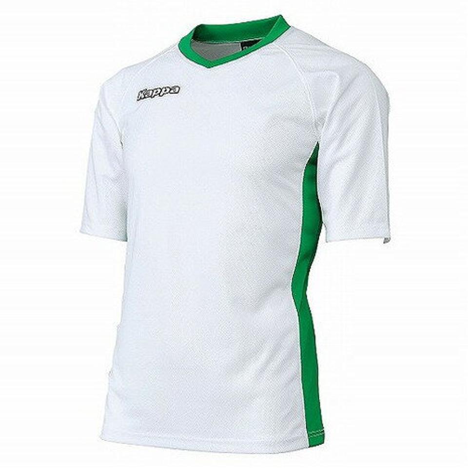 カッパ（Kappa） サッカー ウェア 半袖 ジュニア ゲームシャツ プラクティスシャツ KF4A2TS31 WT2 フットサルウェア （キッズ）