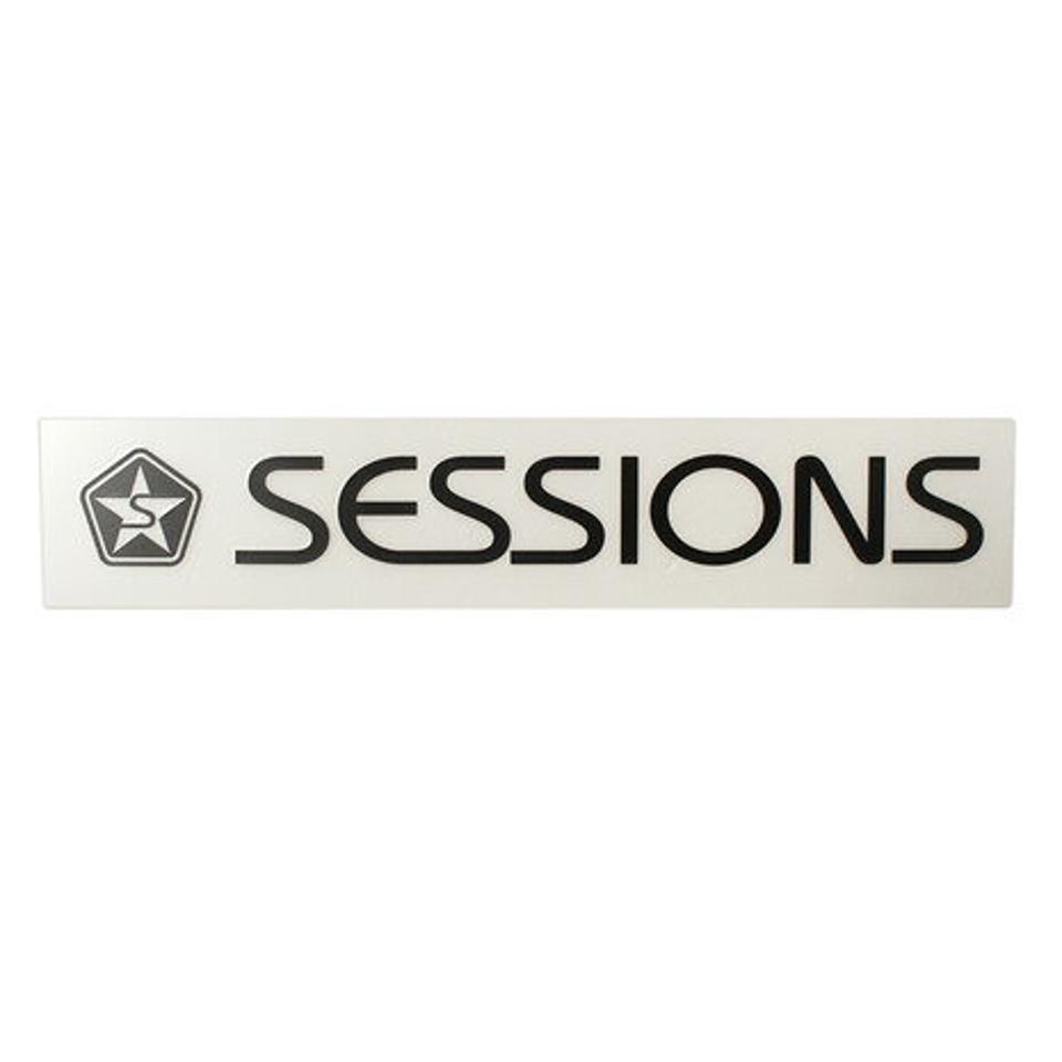 セッションズ（SESSIONS） ステッカー SESSIONS BAR LOGO 186024 BLK オンライン価格 （メンズ）