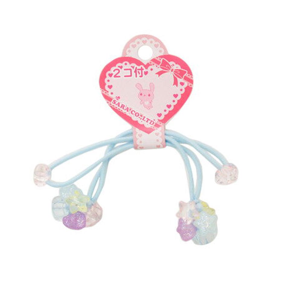 サラ（SARA）（レディース、キッズ）星5×1ポニー 2個付 47-IY007 BL