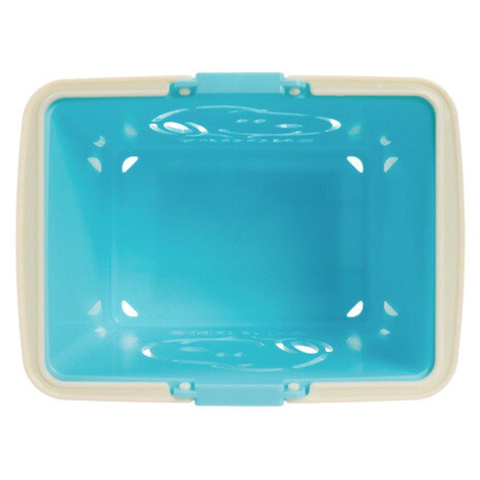 【6/5限定 エントリー&3点以上ご購入でP最大10倍】スヌーピー(SNOOPY) ミニカラーバスケット SN BL SN-5519114BL (メンズ、レディース、キッズ)