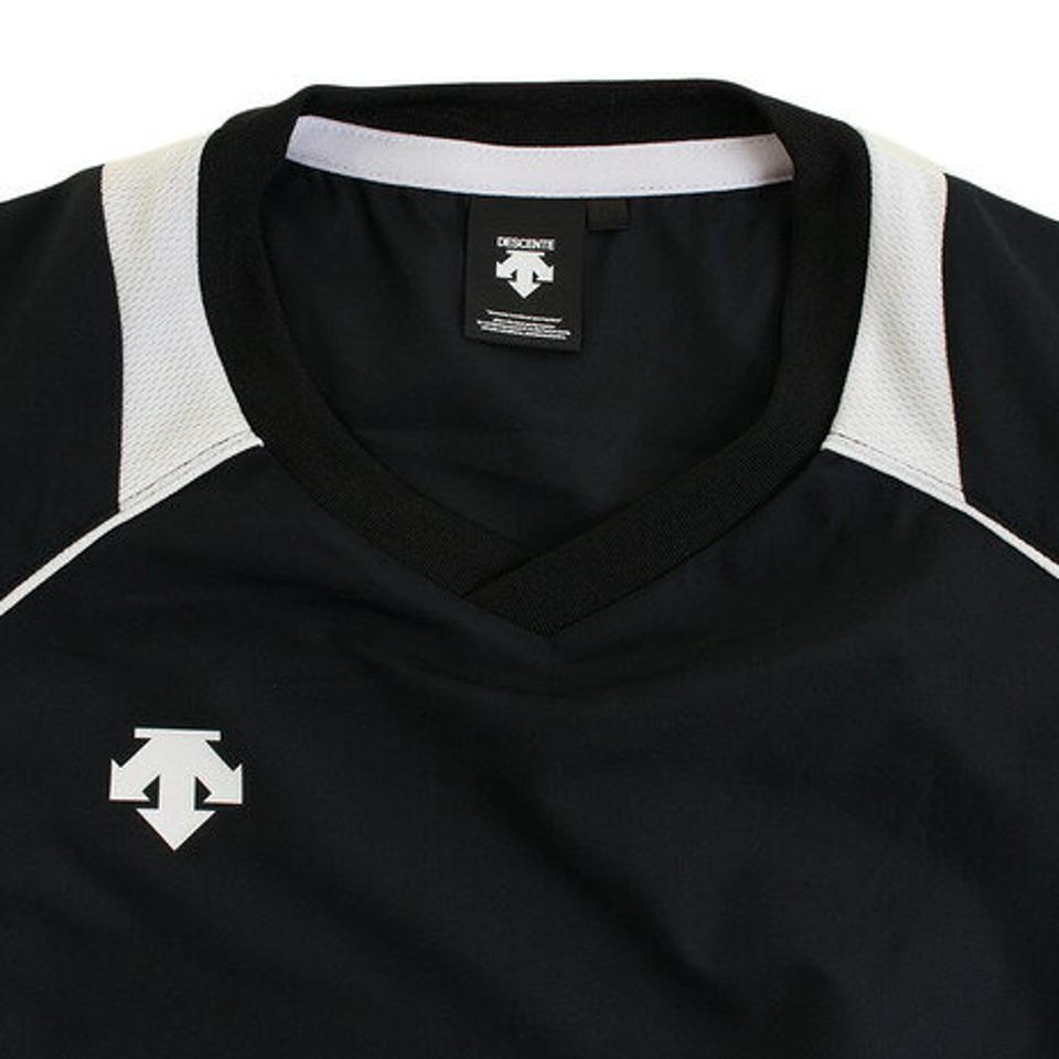 デサント(DESCENTE) 半袖プラクティストップ DVB-3322 BWH 【バレーボールウェア ピステシャツ トップス】 (メンズ)