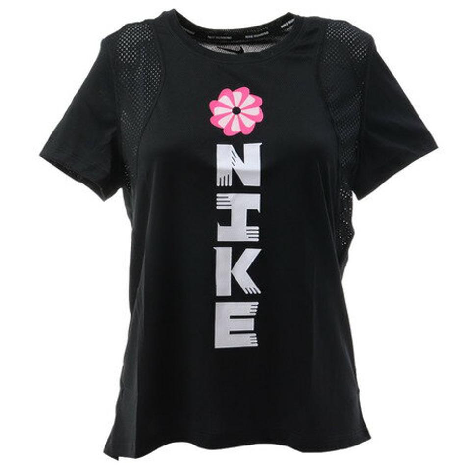 ナイキ(NIKE) ランニング ランニングウェア レディース アイコンクラッシュ半袖シャツ CU3051-010 (レディース)