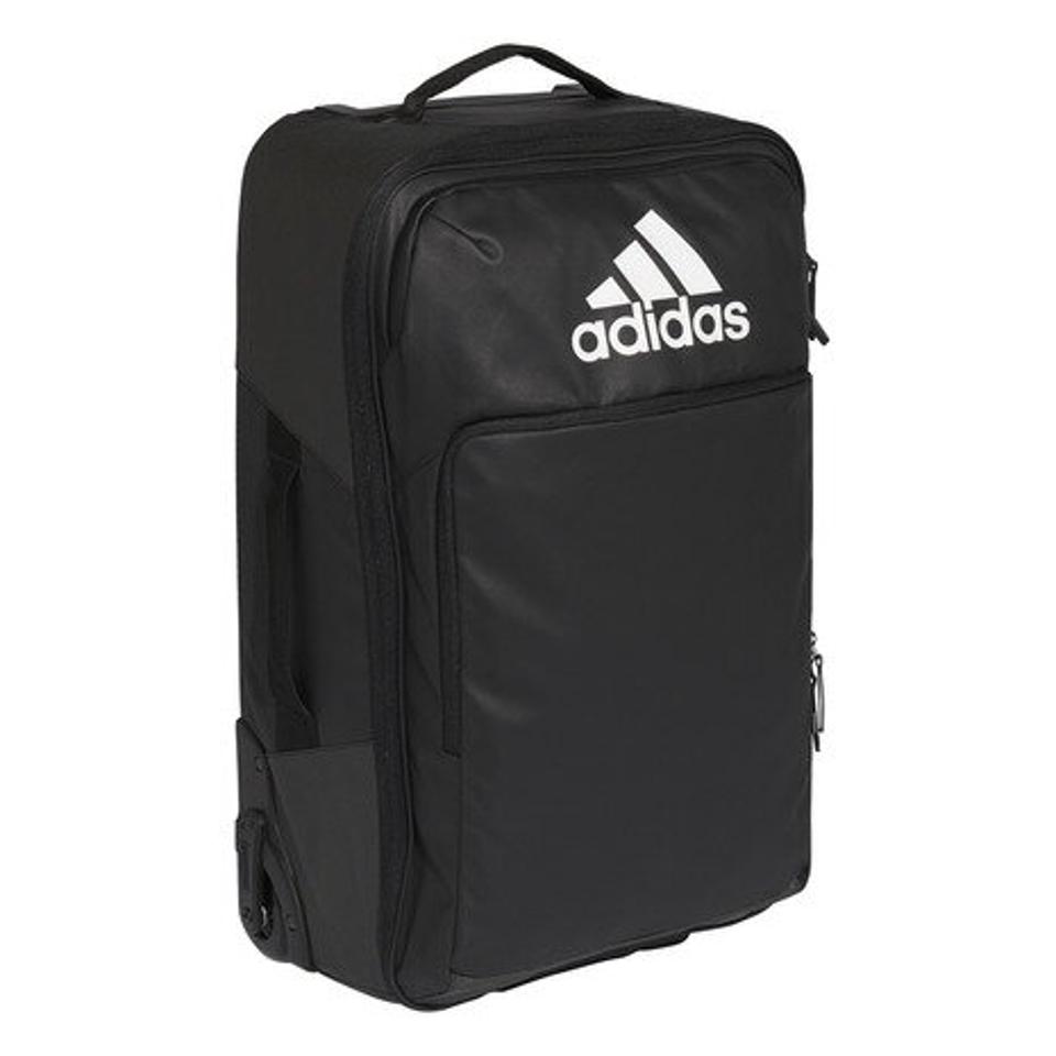 アディダス（adidas） キャリーバッグ 旅行バッグ TRAVELトローリー M ジム・トレーニングバッグ 黒 EWD32-CY6056 （メンズ、レディース）