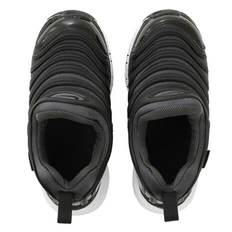 ナイキ（NIKE）（キッズ）スニーカー ダイナモ フリー PS ブラック 343738-013 SP18 スポーツシューズ 紐なし 運動靴 スリップオン