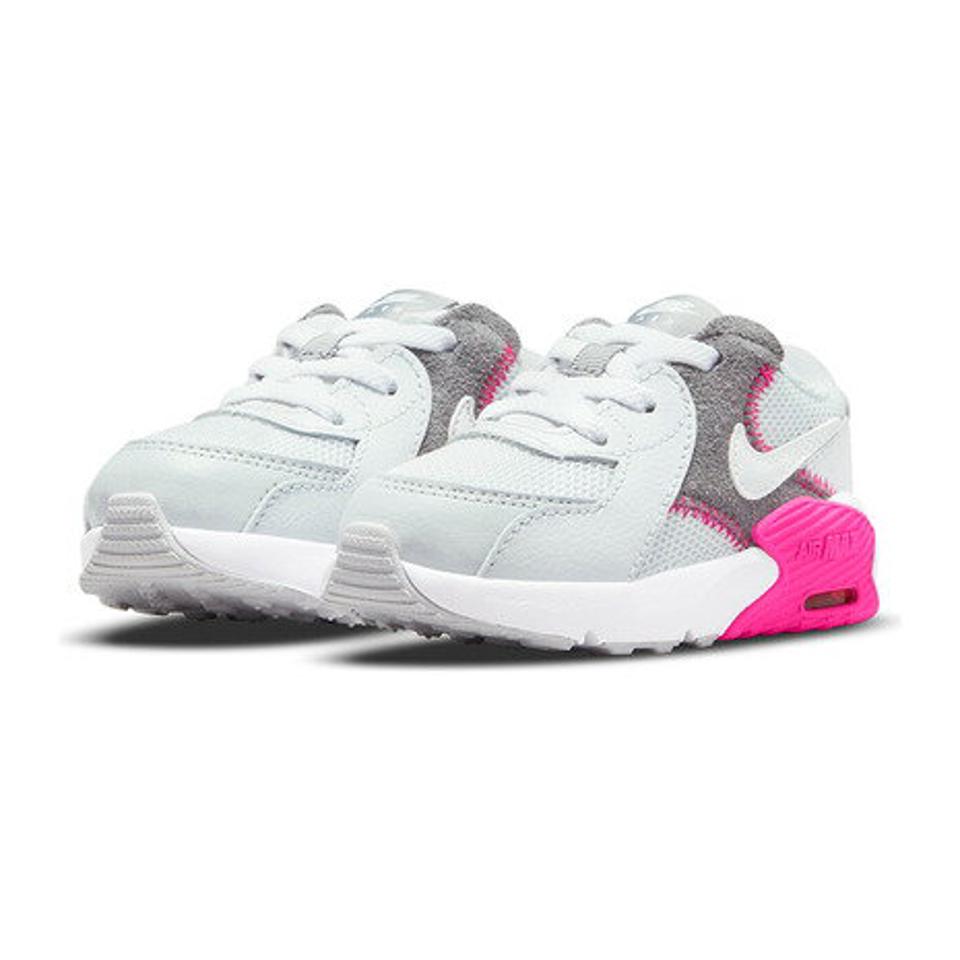 ナイキ（NIKE） エアマックス エクシー AIR MAX TD グレー ピンク CD6893-018 ジュニア ベビー キッズ スニーカー スポーツシューズ 靴 （キッズ）