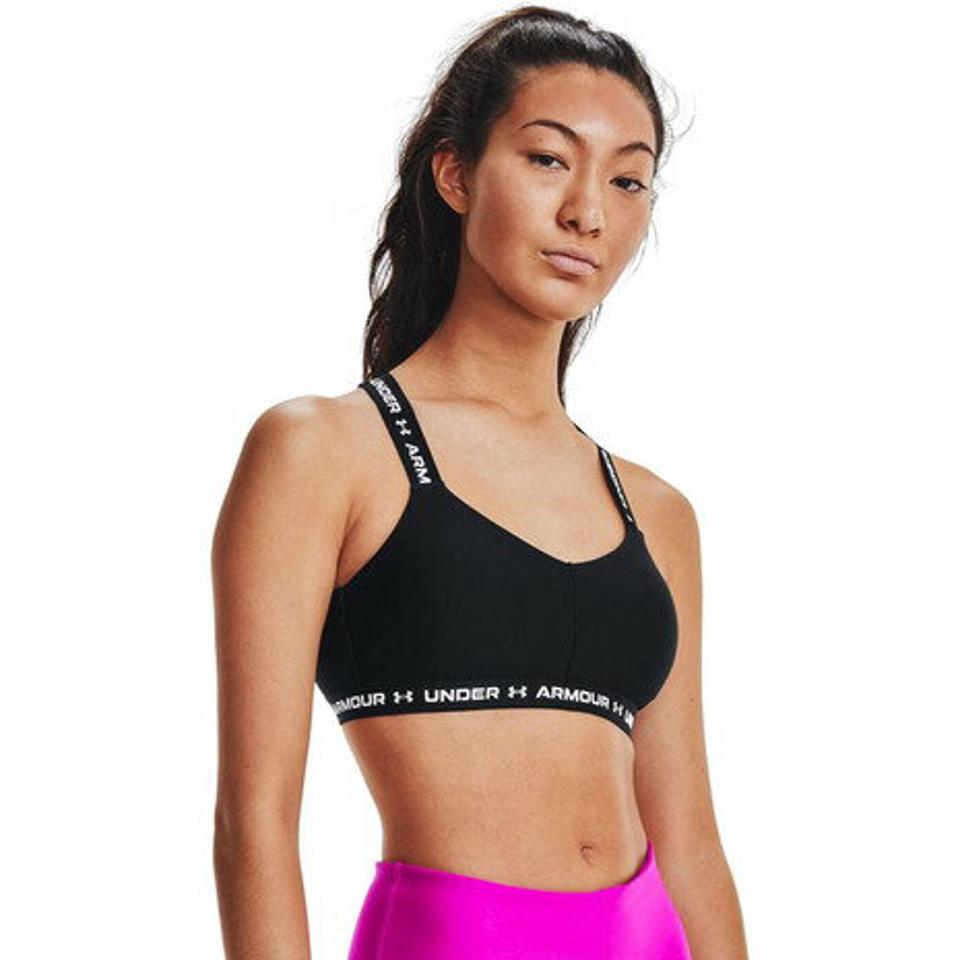 アンダーアーマー（UNDER ARMOUR）（レディース）スポーツブラ ローサポート クロスバック ロー 1361033 001