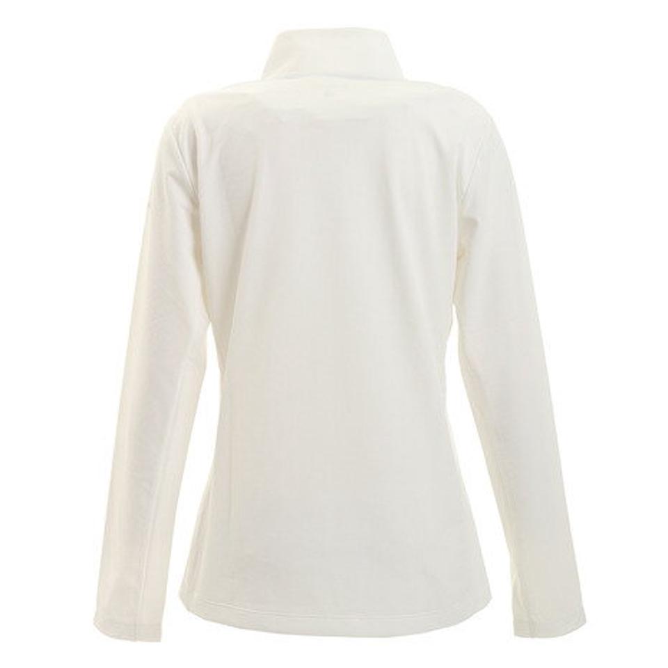 ウィッテム(HUITIEME) テニス ハーフジップ 長袖シャツ HU20SES733222 WHT 【吸汗速乾/UVカット】 (レディース)