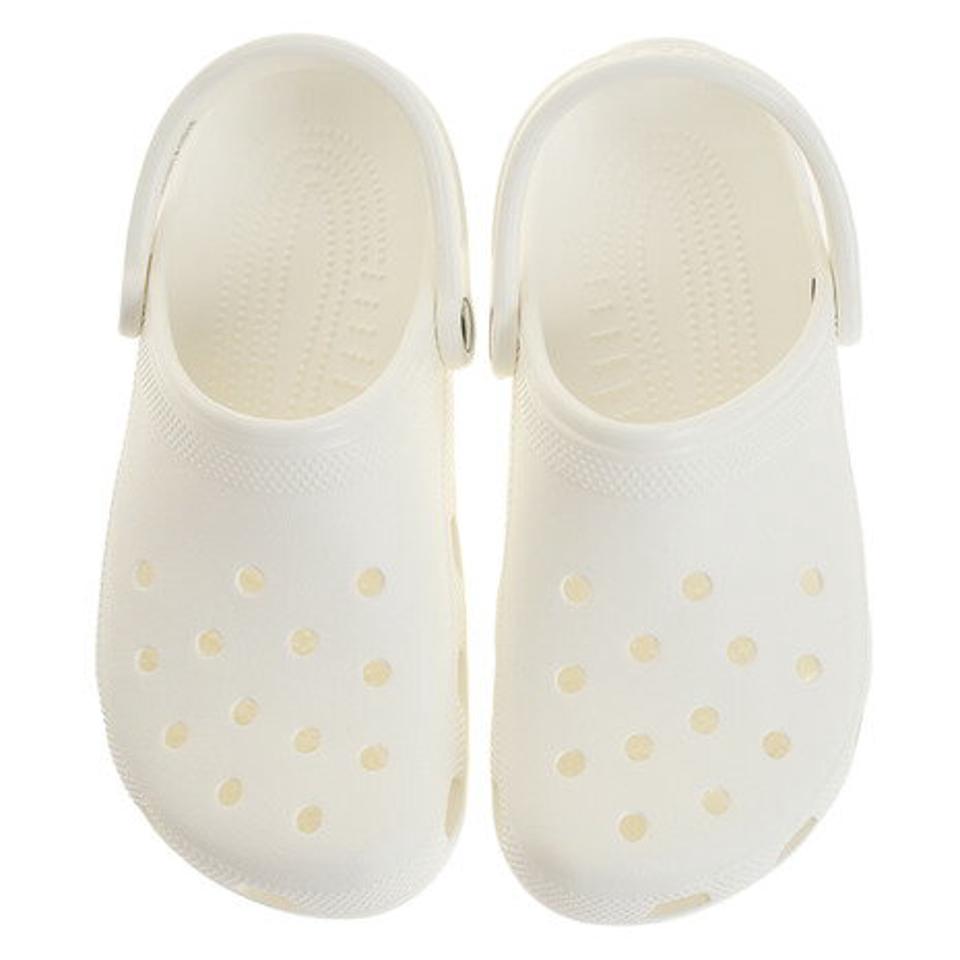 クロックス（crocs） サンダル ぺたんこ クラシック クロッグ Whi 10001-100 ホワイト 白 （メンズ、レディース）