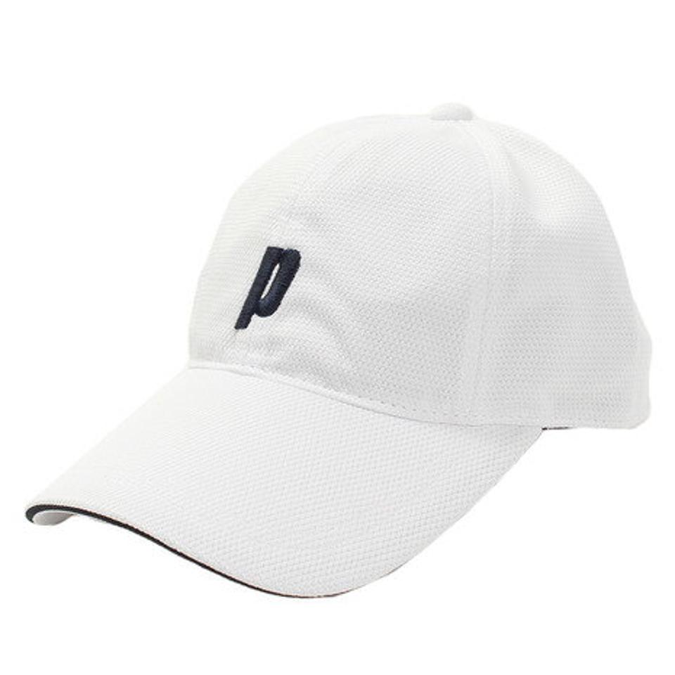 プリンス(PRINCE)(メンズ)テニス UVカット キャップ 帽子 メッシュキャップ PH501 146 WHT