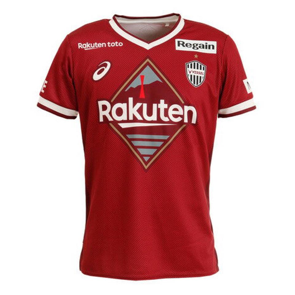 アシックス（ASICS） ヴィッセル神戸 ホーム レプリカ ユニフォーム 半袖シャツ '22 2103A070.603 クラブチーム （メンズ、レディース）