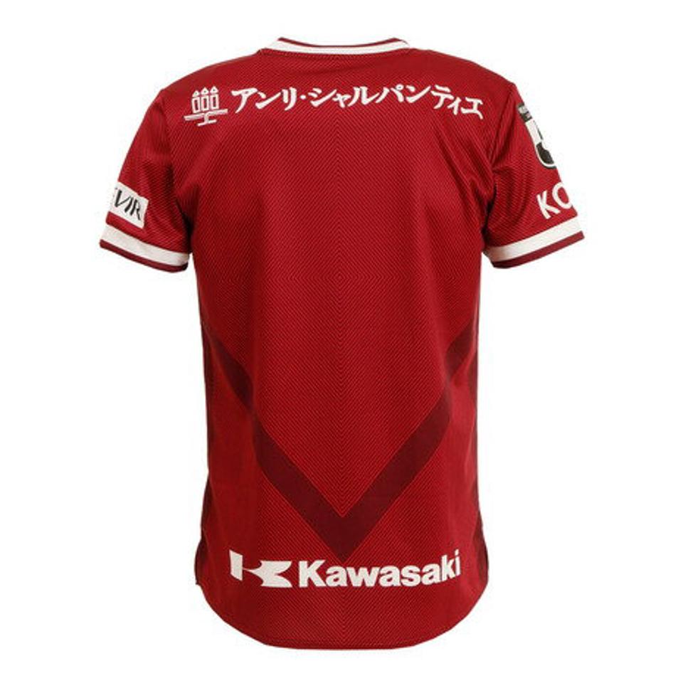 アシックス（ASICS） ヴィッセル神戸 ホーム レプリカ ユニフォーム 半袖シャツ '22 2103A070.603 クラブチーム （メンズ、レディース）