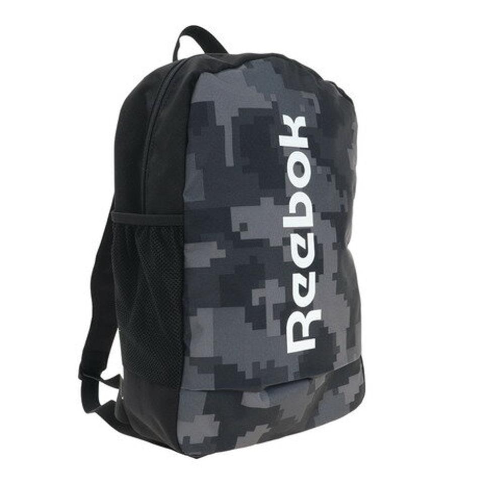 【10%OFFクーポン対象！7/6まで】リーボック（REEBOK）（メンズ、レディース、キッズ）アクティブ コア バックパック ミディアム H36573 スポーツバッグ リュック ブラック 黒 柄