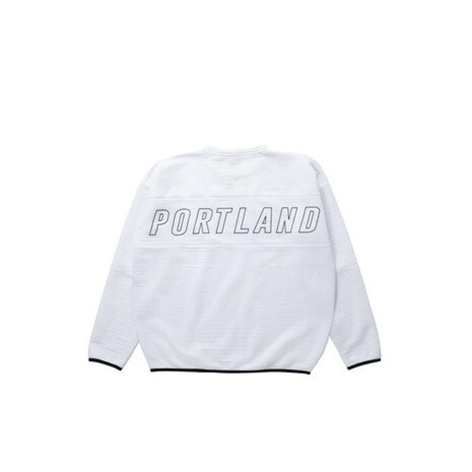 ライズ（RYZ）（メンズ）FX ライトフリース クルーネックスウェット 751R1CD6601 WHT バスケットボール スポーツウェア