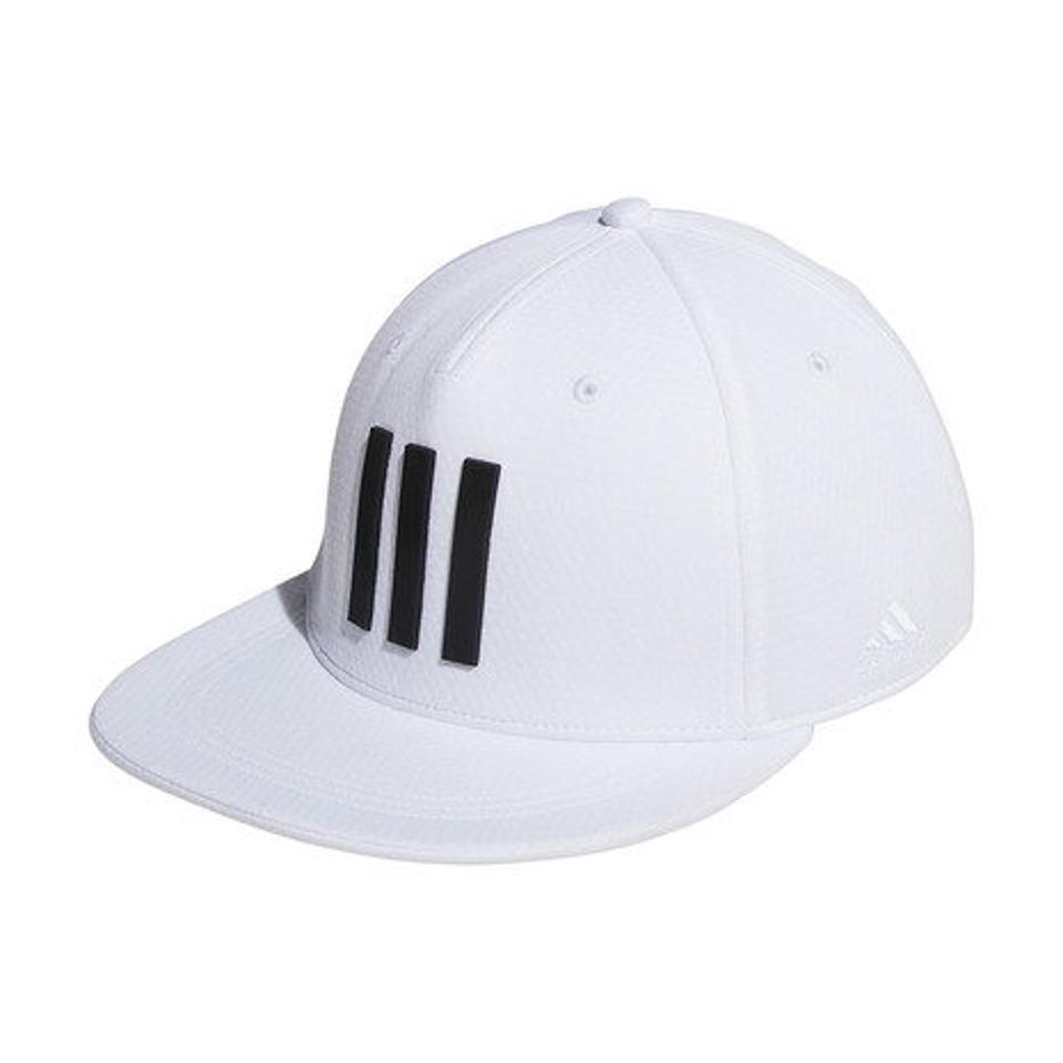 アディダス(adidas) スリーストライプ フラットビルキャップ BW018-HA5918WH (メンズ)