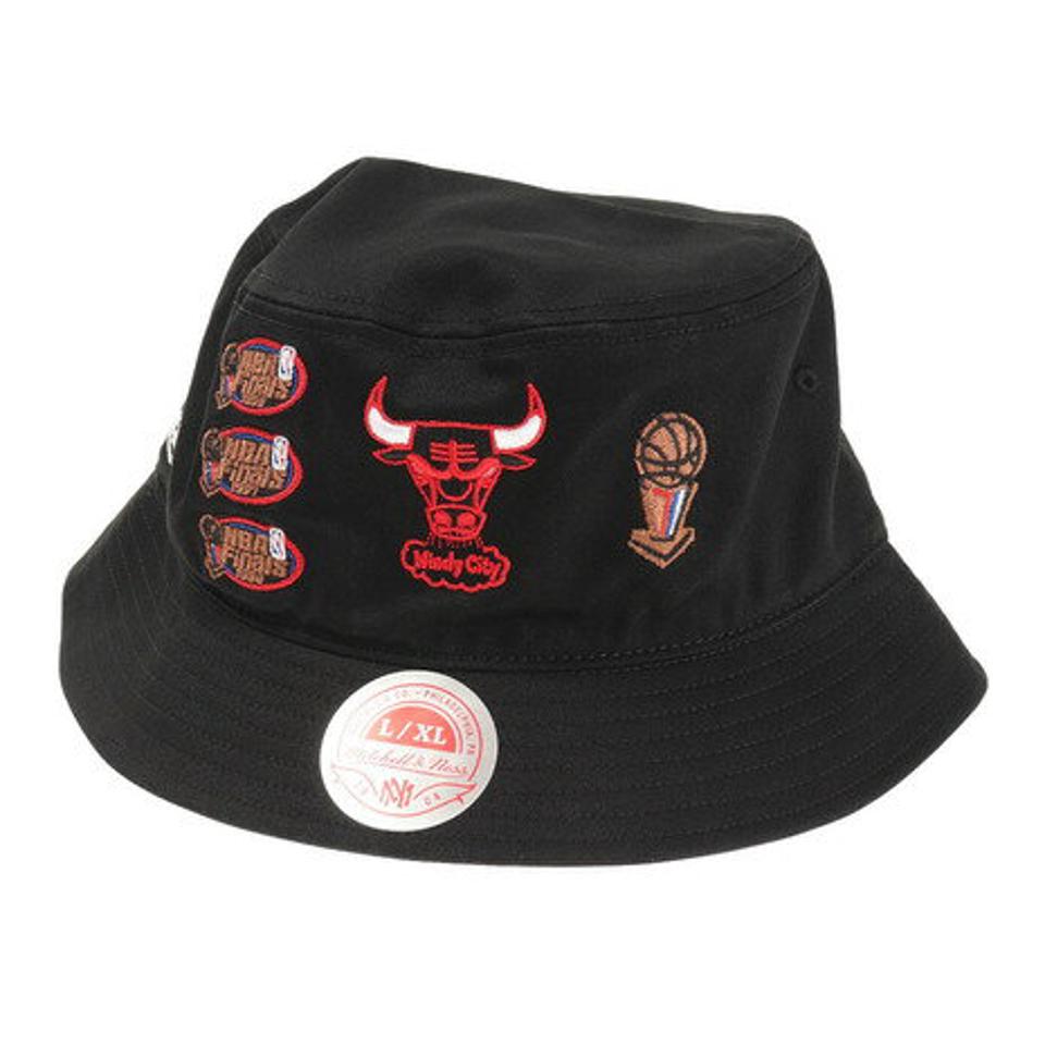 ミッチェルアンドネス(Mitchell&Ness) NBA REVERSIBLE バケットハット CHICAGO BULLS BUCKSH20011-CBUBLCK (メンズ)