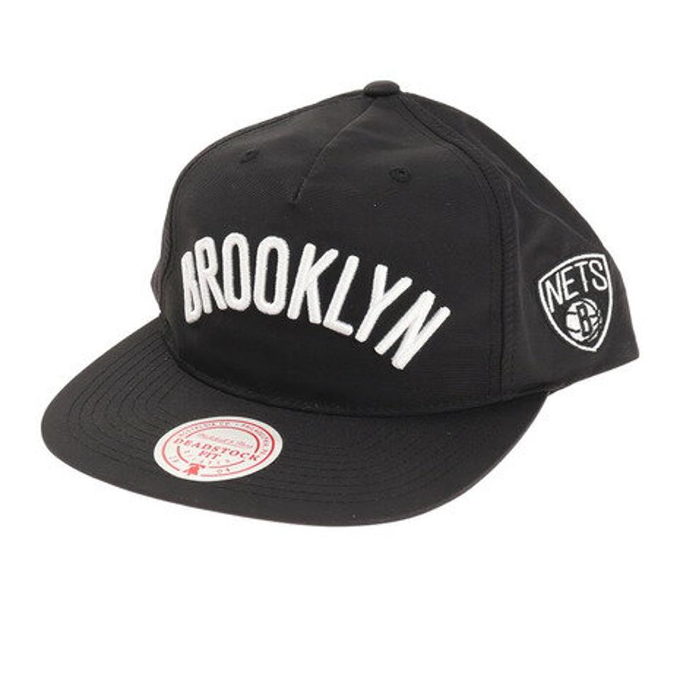 ミッチェルアンドネス(Mitchell&Ness) NYLON7 DEADSTOCK キャップ Brooklyn Nets 5MUSJS19105-BNEBLCK (メンズ)