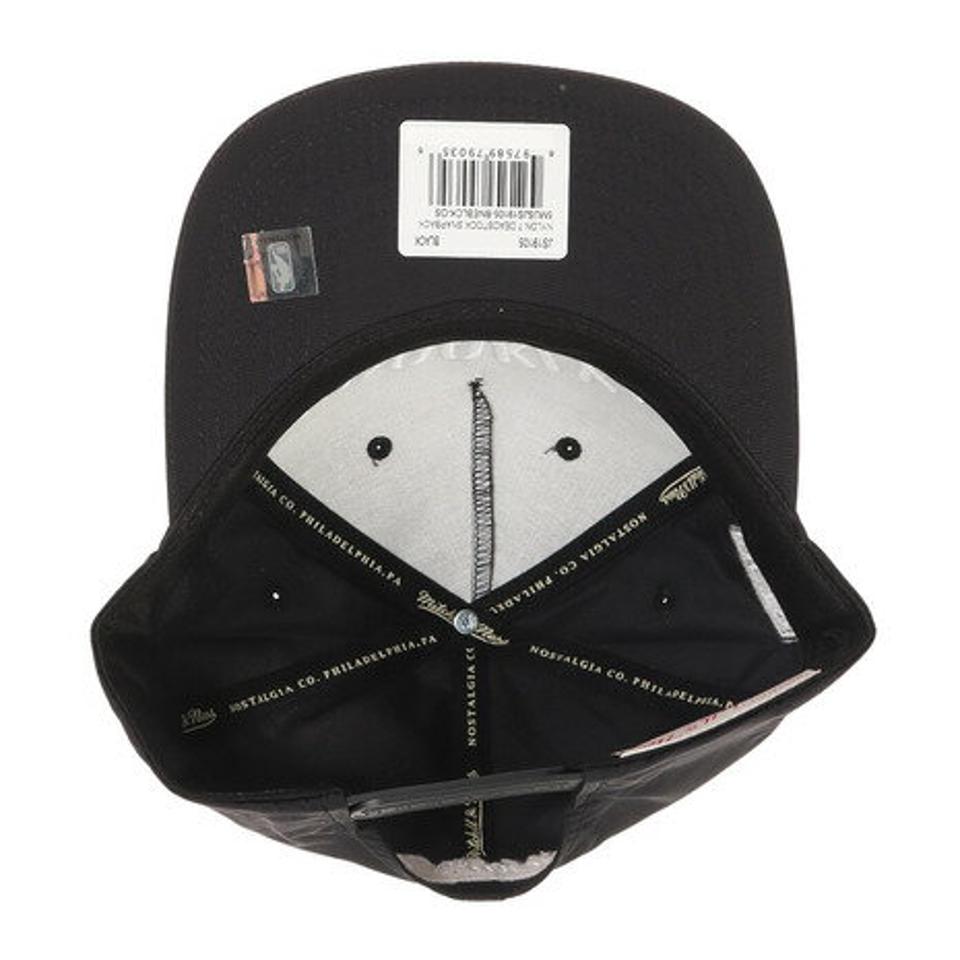 ミッチェルアンドネス(Mitchell&Ness) NYLON7 DEADSTOCK キャップ Brooklyn Nets 5MUSJS19105-BNEBLCK (メンズ)