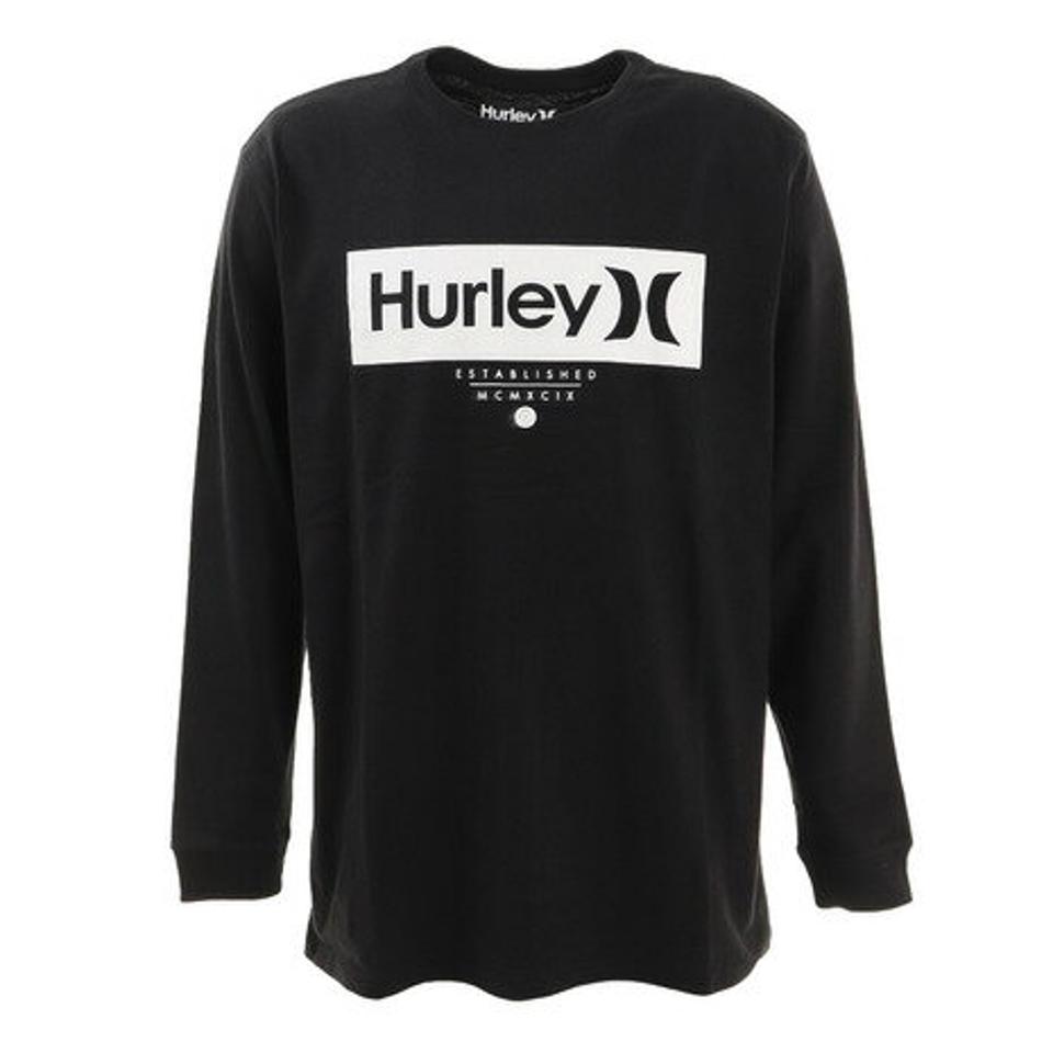 ハーレー(HURLEY) BOX LOGO 長袖シャツ MLS2100015-BLK (メンズ)