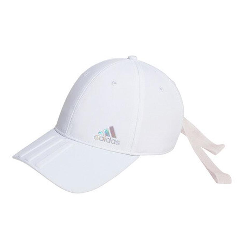 アディダス(adidas)(レディース) ゴルフキャップ 夏 AEROREADY サイズ調整可能 UVカット リボン キャップ CJ841