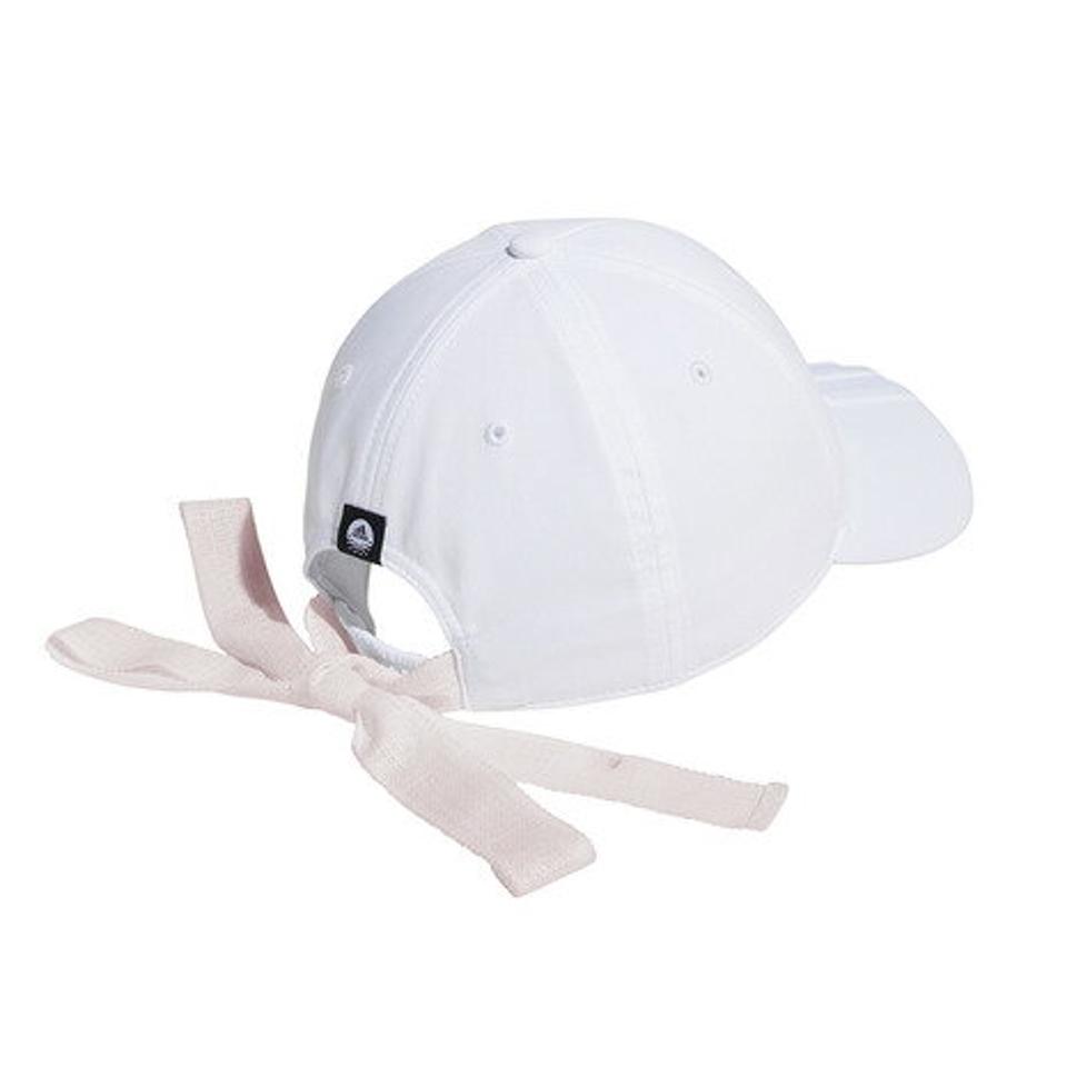 アディダス(adidas)(レディース) ゴルフキャップ 夏 AEROREADY サイズ調整可能 UVカット リボン キャップ CJ841