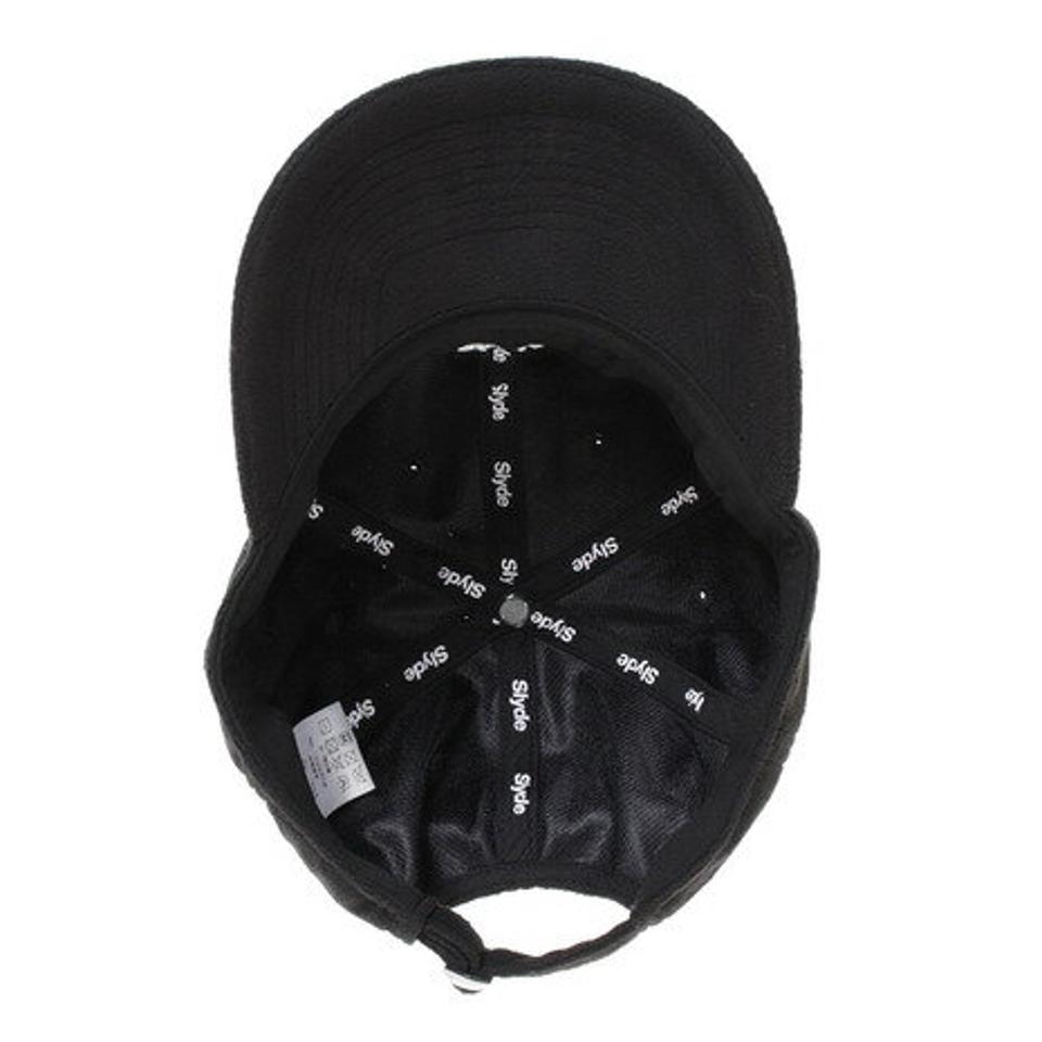 【スポーツデー エントリーでP5倍!4/3 9:59迄】スライド(SLYDE)(メンズ)LOGO FLEECE キャップ sl2021AW202 BLK