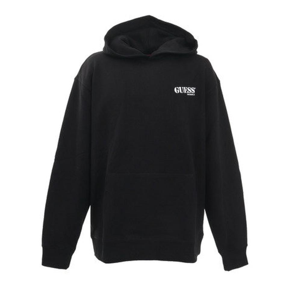 ゲス（GUESS） ロゴパーカ MBYQ00RA1B3J BLK （メンズ）