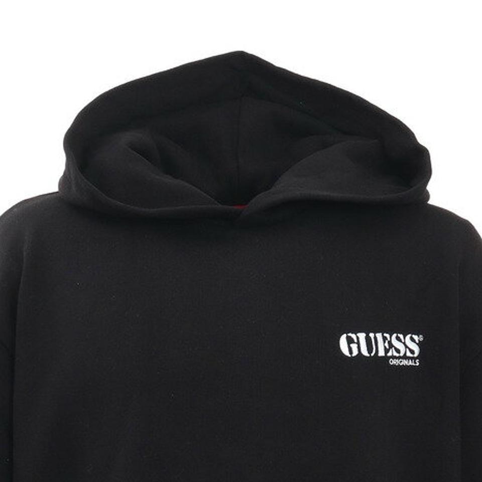 ゲス（GUESS） ロゴパーカ MBYQ00RA1B3J BLK （メンズ）