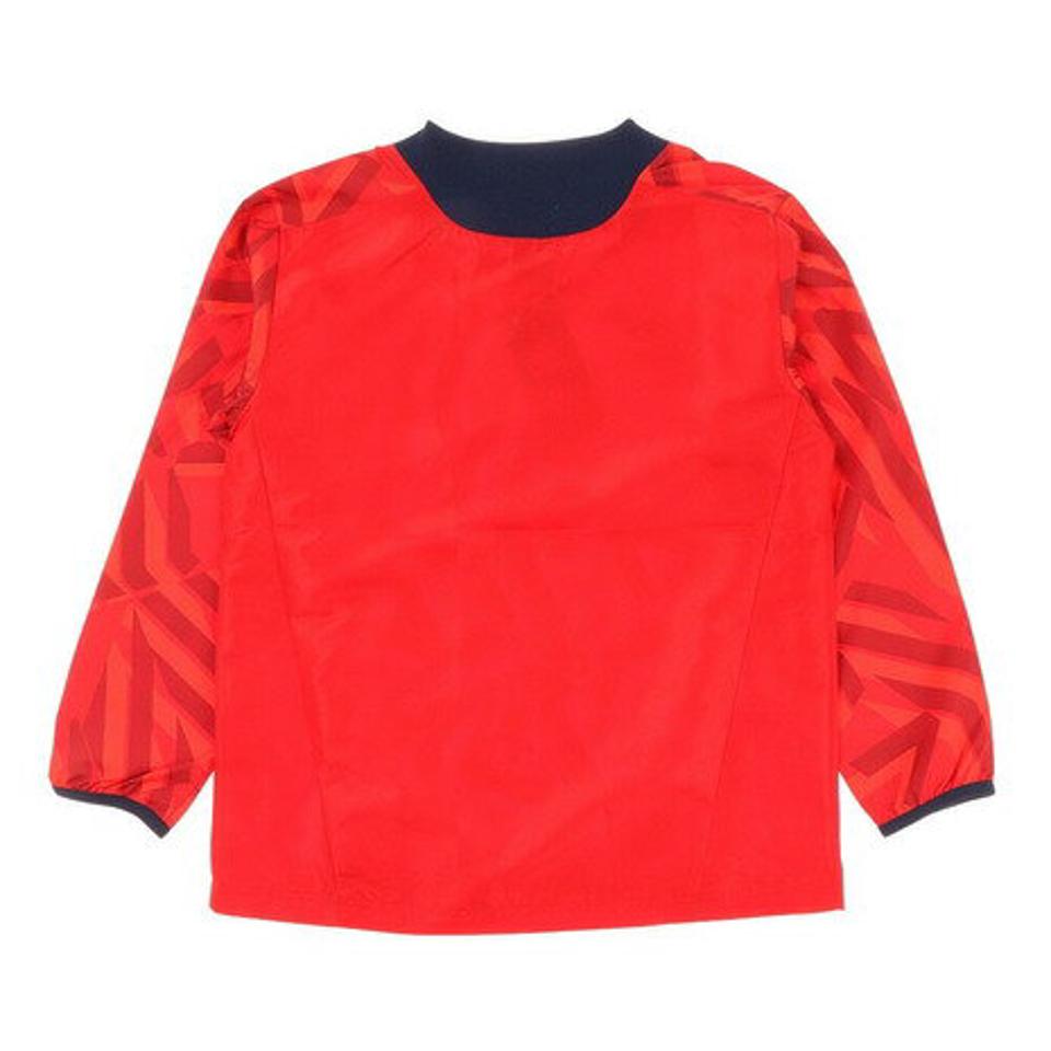 【5/15限定 エントリー＆3点以上ご購入でP最大10倍】アンブロ（UMBRO） ジュニア ラインド メッシュピステトップス UUJQJF30 MRED （キッズ）
