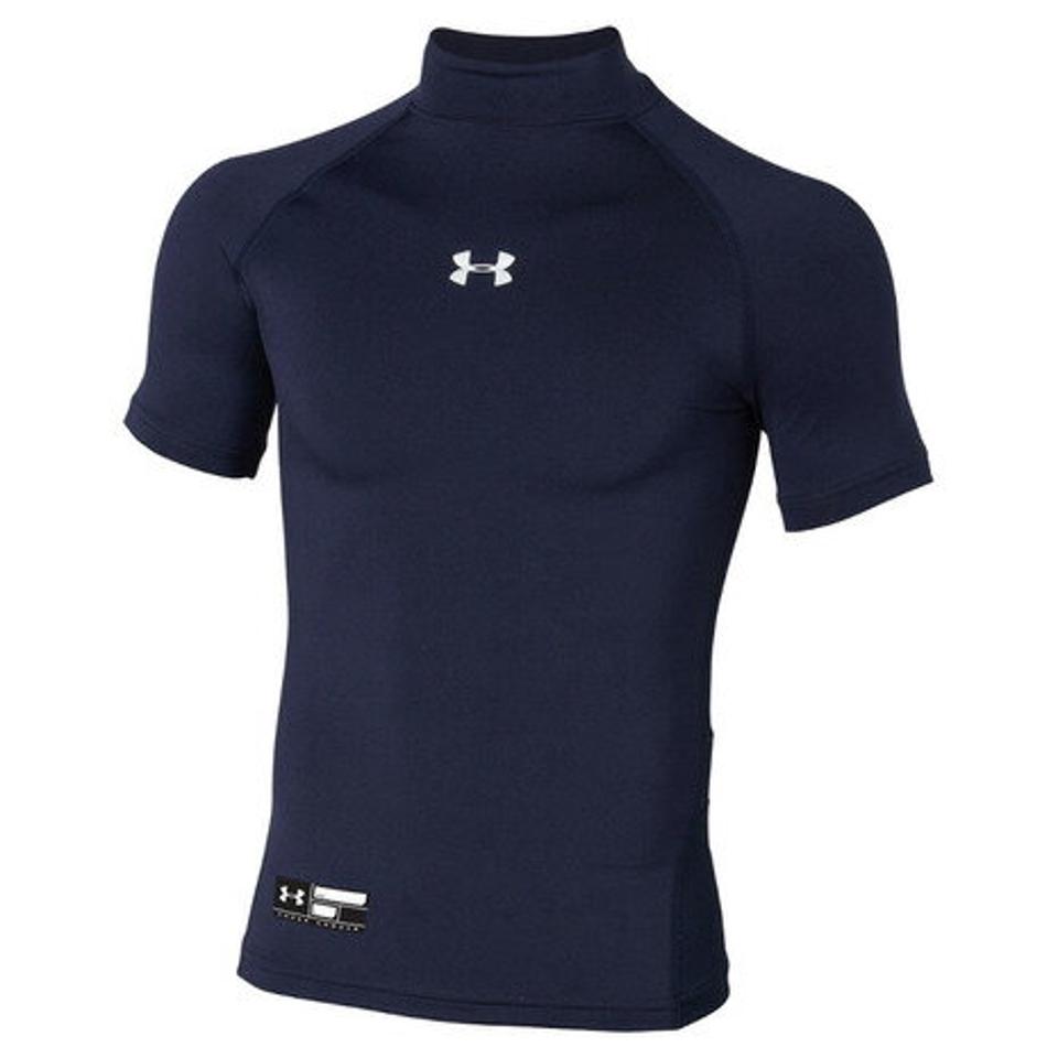 アンダーアーマー（UNDER ARMOUR）（キッズ） 野球 アンダーシャツ ジュニア ボーイズ ユース ヒートギアアーマー ショートスリーブ モック 1358650