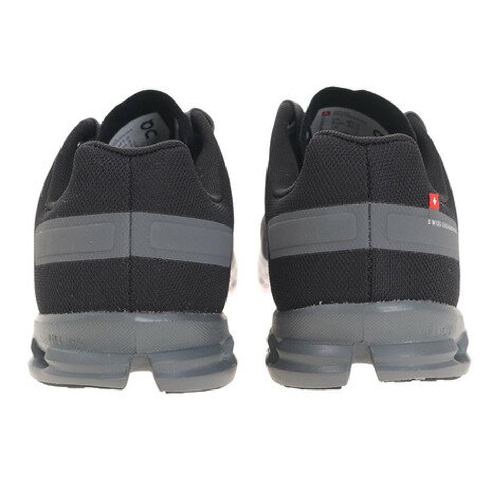 オン（On）（メンズ）ランニングシューズ クラウドフローワイド Clouuflow Wide ブラック グレー 45.99229 M スニーカー オールシーズン ローカット 軽量