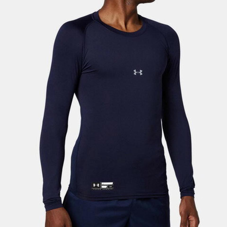 アンダーアーマー（UNDER ARMOUR）（メンズ） アンダーシャツ ヒートギアアーマー コンプレッション ロングスリーブ クルー 1358646