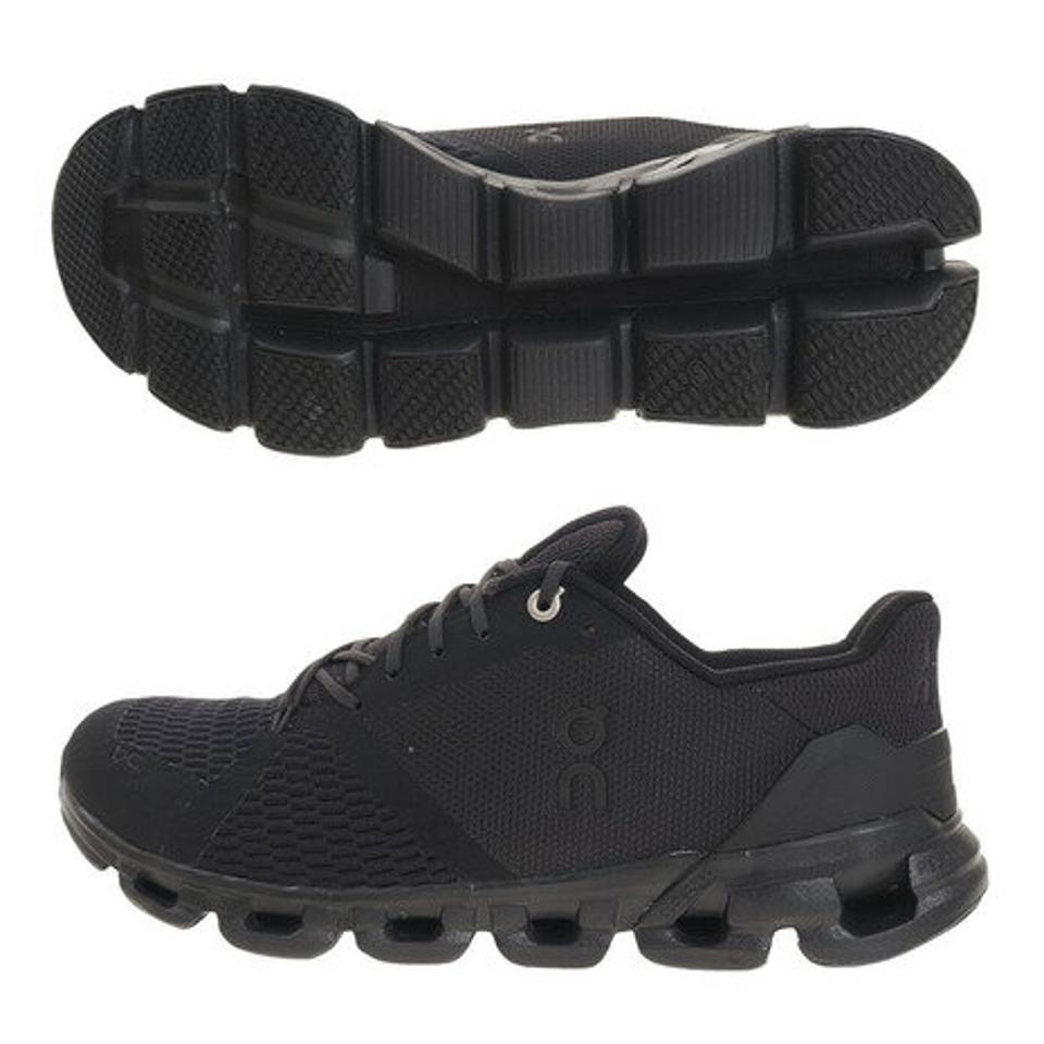 オン（On）（メンズ）ランニングシューズ クラウド フライヤー Cloudflyer ブラック 黒 21.99225 M スニーカー オールシーズン ローカット 軽量 ジョギング