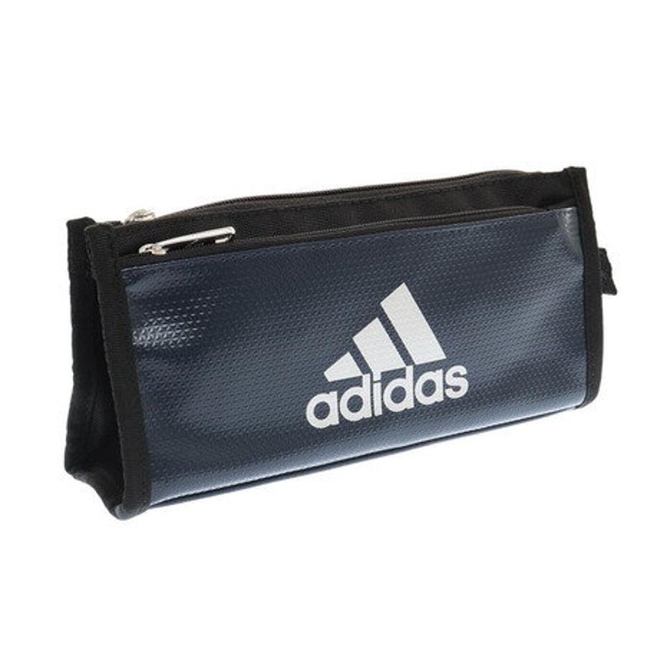 アディダス(adidas)(メンズ、レディース、キッズ)ソフトペンケース ダブルポケット AI1400 紺銀 07 PT1400AI07N26