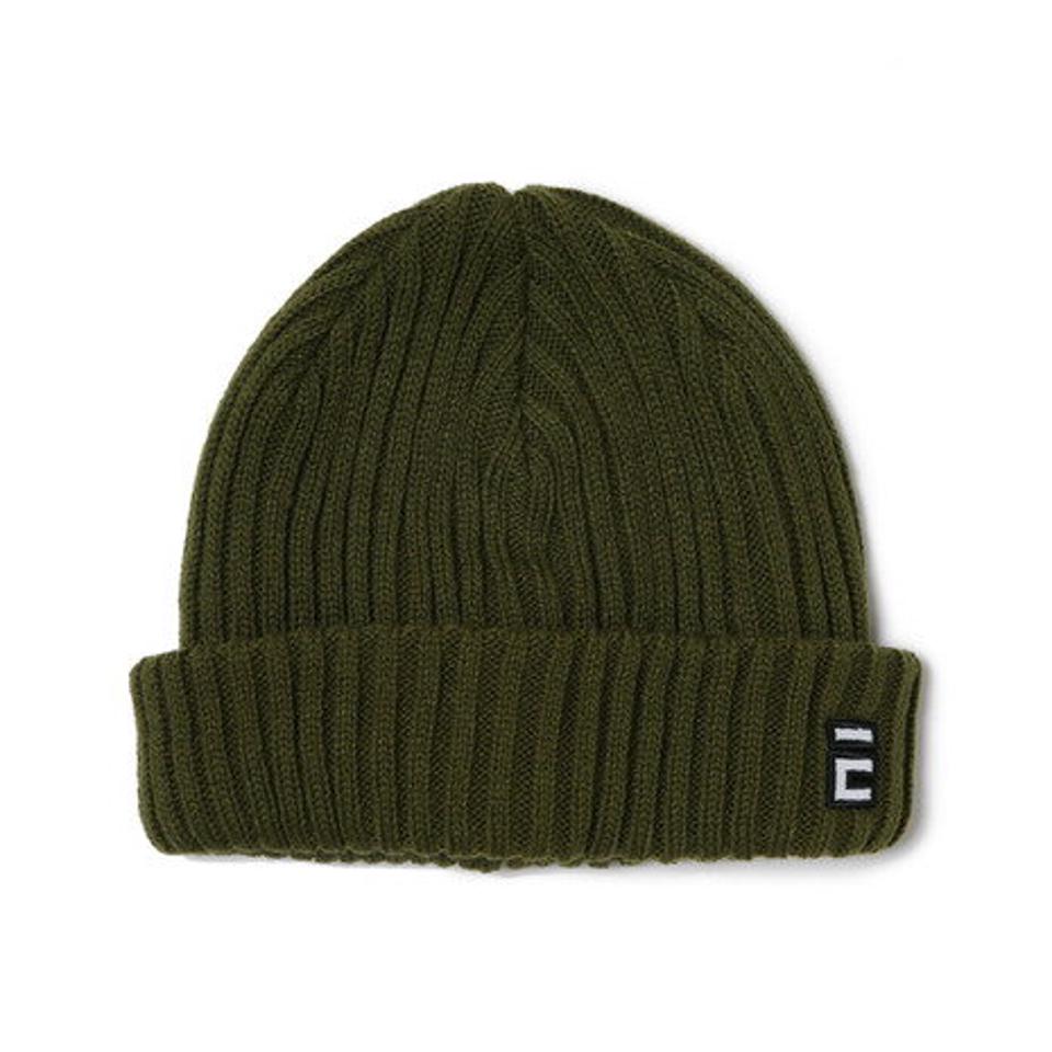 エルケクス(ELKEX)(メンズ)リブフィッシャーマンキャップ 897EK1ST2649 OLIVE 防寒