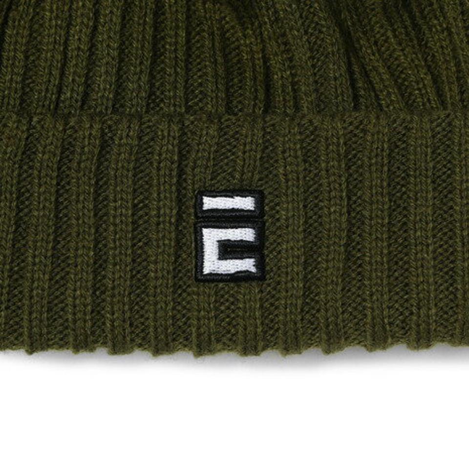 エルケクス(ELKEX)(メンズ)リブフィッシャーマンキャップ 897EK1ST2649 OLIVE 防寒