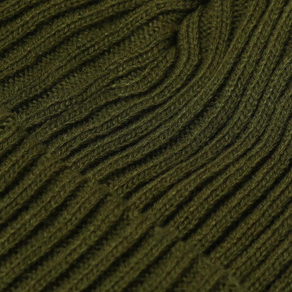 エルケクス(ELKEX)(メンズ)リブフィッシャーマンキャップ 897EK1ST2649 OLIVE 防寒