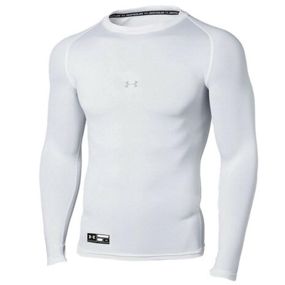 アンダーアーマー（UNDER ARMOUR） アンダーシャツ ヒートギアアーマー コンプレッション ロングスリーブ クルー 1358646 100 （メンズ）