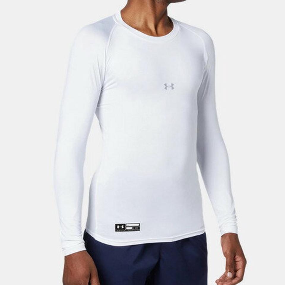 アンダーアーマー（UNDER ARMOUR） アンダーシャツ ヒートギアアーマー コンプレッション ロングスリーブ クルー 1358646 100 （メンズ）