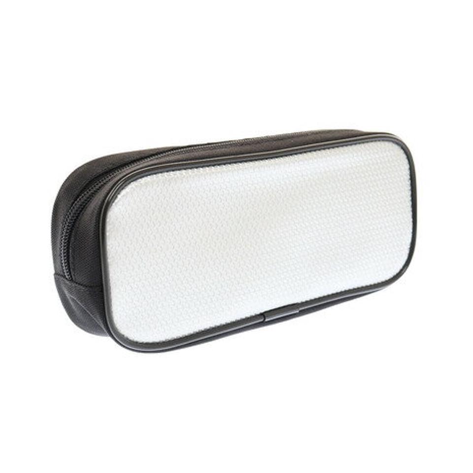 アディダス（adidas）（メンズ、レディース、キッズ）ソフトペンケース シングルポケット AI1200 銀黒 07 PT1200AI07S24