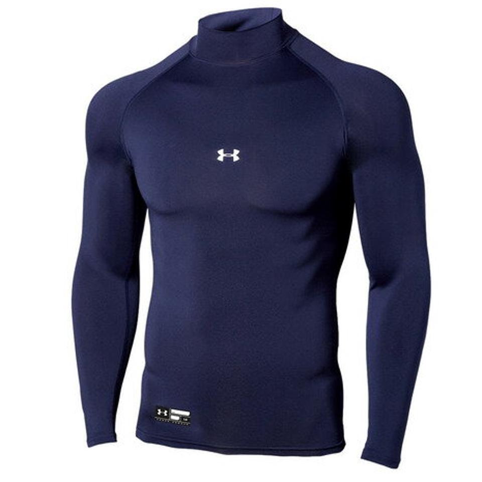アンダーアーマー（UNDER ARMOUR）（メンズ） アンダーシャツ ヒートギアアーマー コンプレッション ロングスリーブ モック 1358645