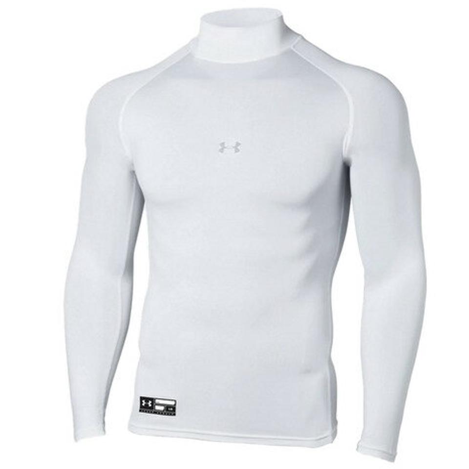 アンダーアーマー（UNDER ARMOUR） アンダーシャツ ヒートギアアーマー コンプレッション ロングスリーブ モック 1358645 100 （メンズ）