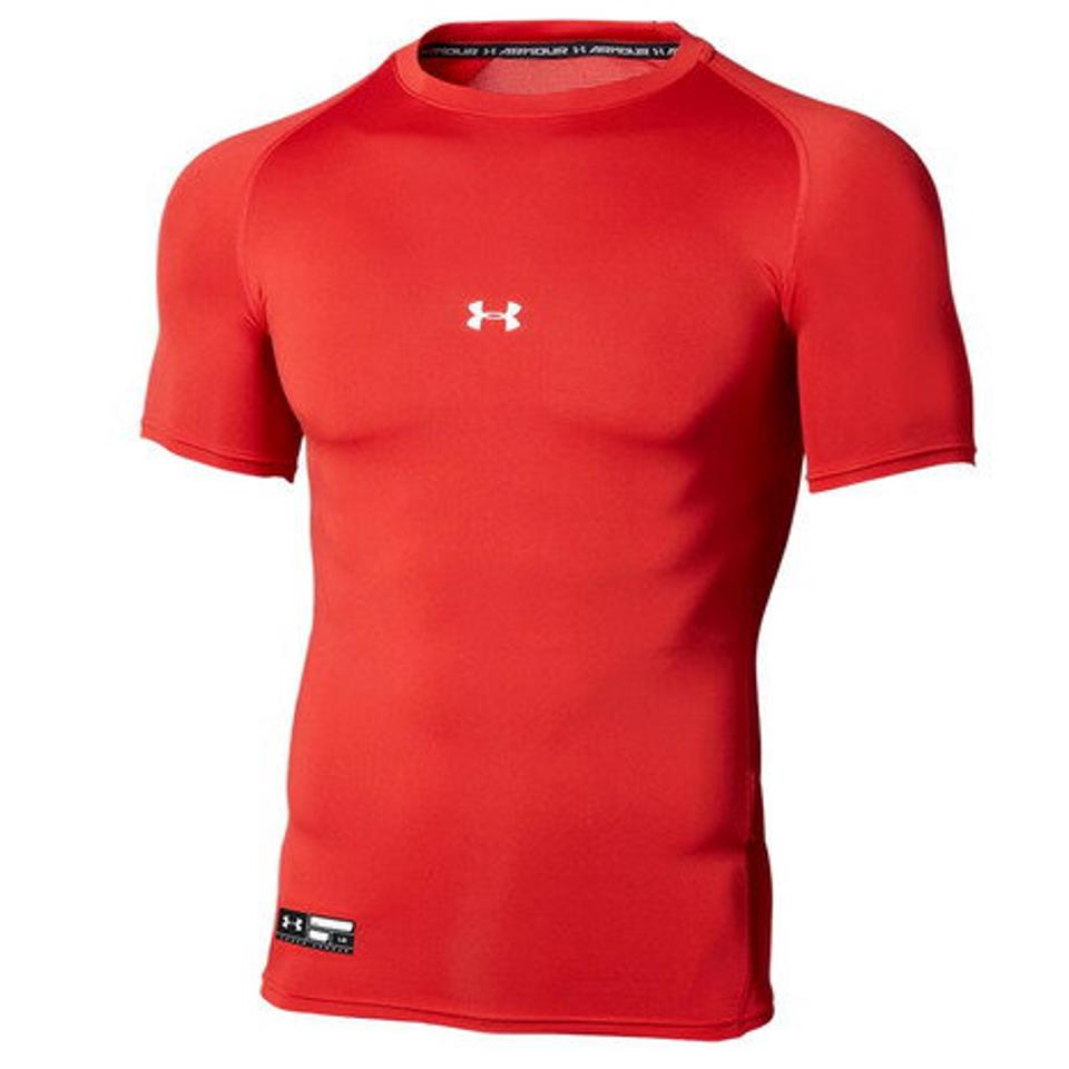 アンダーアーマー（UNDER ARMOUR） アンダーシャツ ヒートギアアーマー コンプレッション ショートスリーブ クルー 1358643 600 （メンズ）