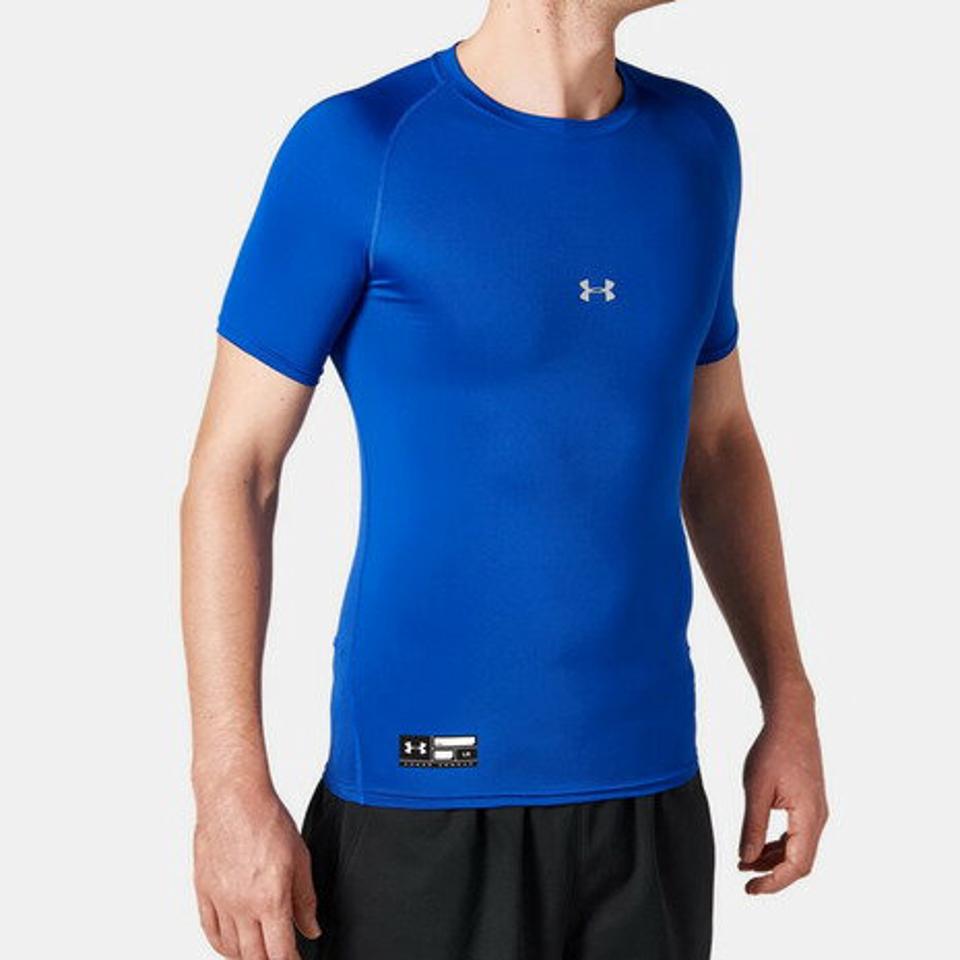 アンダーアーマー（UNDER ARMOUR） アンダーシャツ ヒートギアアーマー コンプレッション ショートスリーブ クルー 1358643 400 （メンズ）