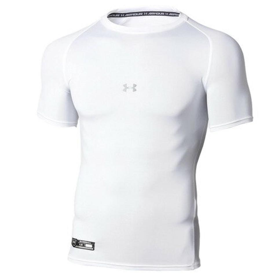 アンダーアーマー（UNDER ARMOUR） アンダーシャツ ヒートギアアーマー コンプレッション ショートスリーブ クルー 1358643 100 （メンズ）