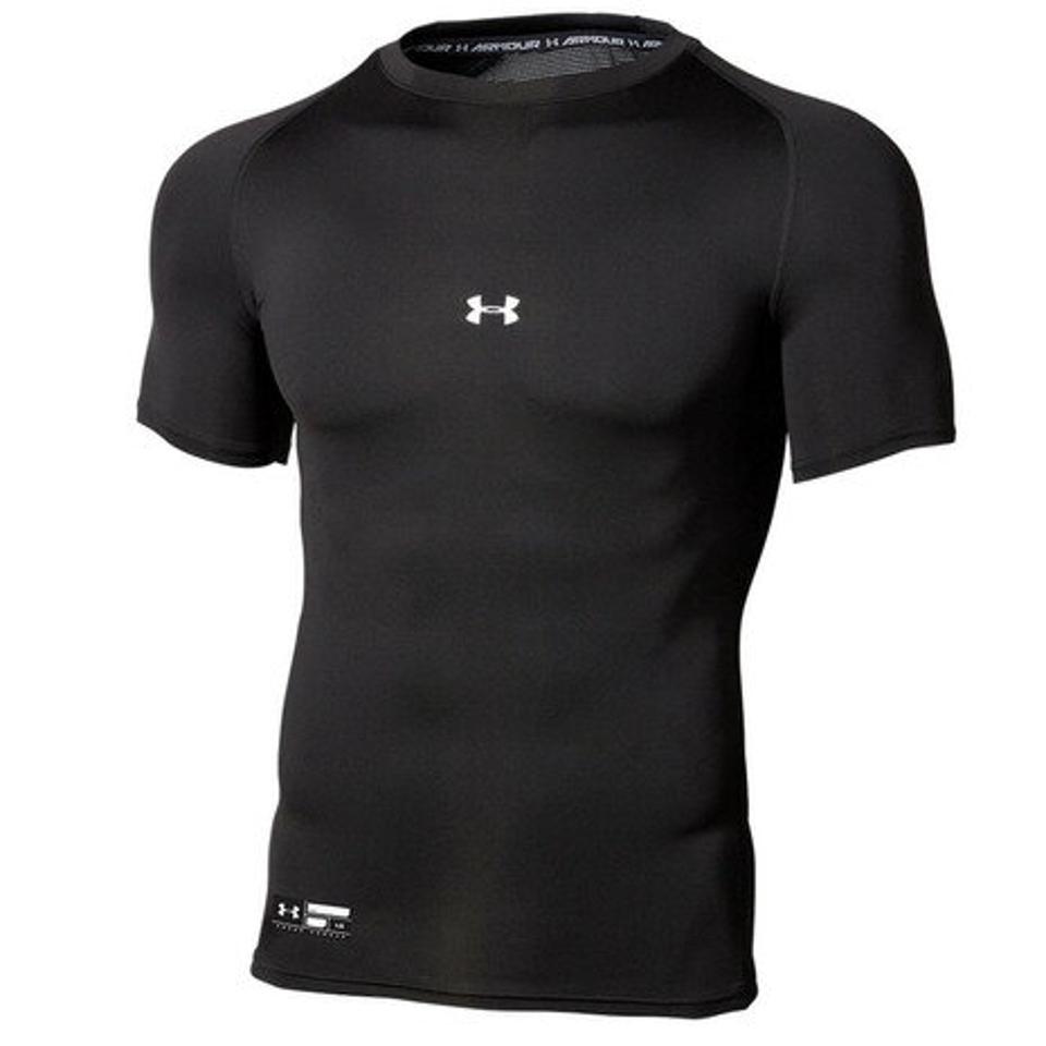 アンダーアーマー（UNDER ARMOUR） アンダーシャツ ヒートギアアーマー コンプレッション ショートスリーブ クルー 1358643 001 （メンズ）