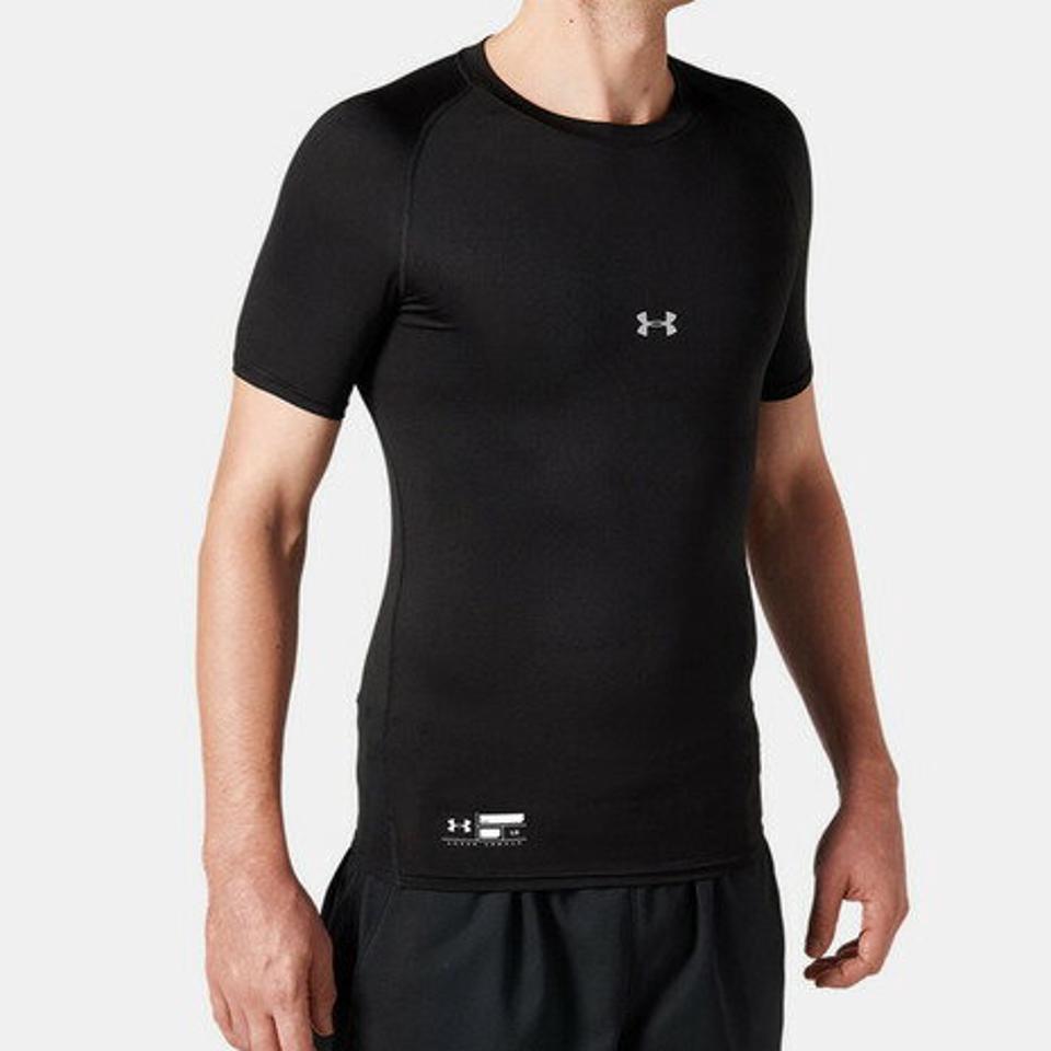アンダーアーマー（UNDER ARMOUR） アンダーシャツ ヒートギアアーマー コンプレッション ショートスリーブ クルー 1358643 001 （メンズ）