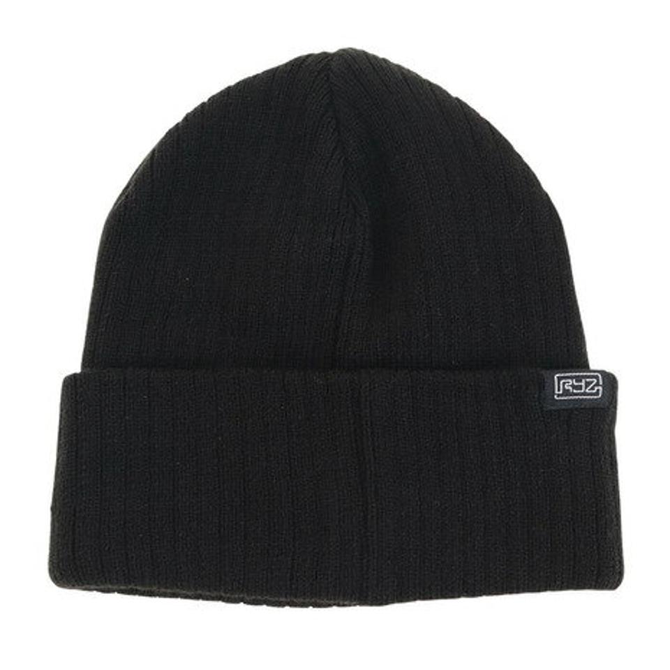 【10/15 24h限定 エントリー＆対象3店舗買い回りで最大P10倍！】ライズ（RYZ）（メンズ、レディース）リブカフ ワッチ 897R1ST2645 BLK 防寒