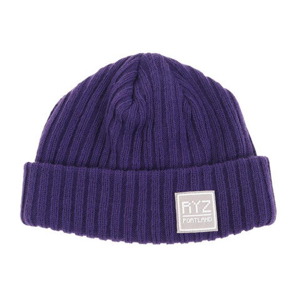 【10/15 24h限定 エントリー&対象3店舗買い回りで最大P10倍!】ライズ(RYZ)(メンズ、レディース)リブ フィッシャーマンキャップ 897R1ST2644 PUL 防寒