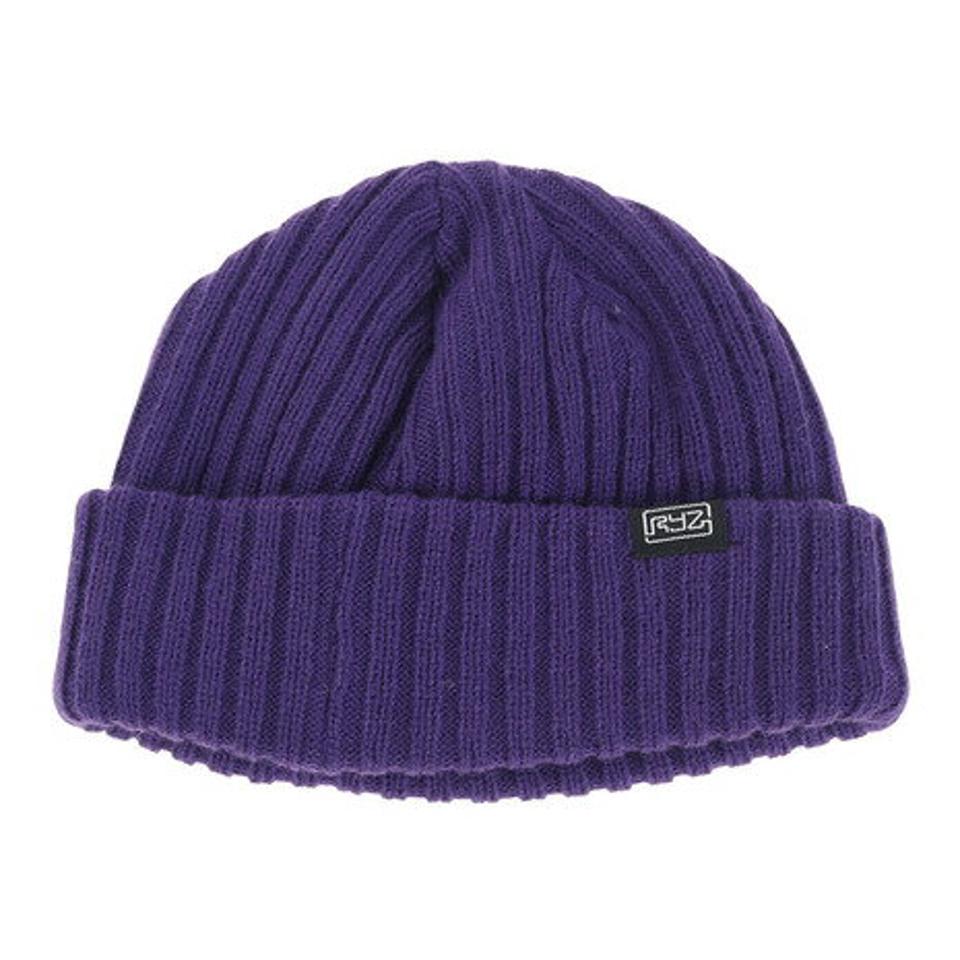 【10/15 24h限定 エントリー&対象3店舗買い回りで最大P10倍!】ライズ(RYZ)(メンズ、レディース)リブ フィッシャーマンキャップ 897R1ST2644 PUL 防寒